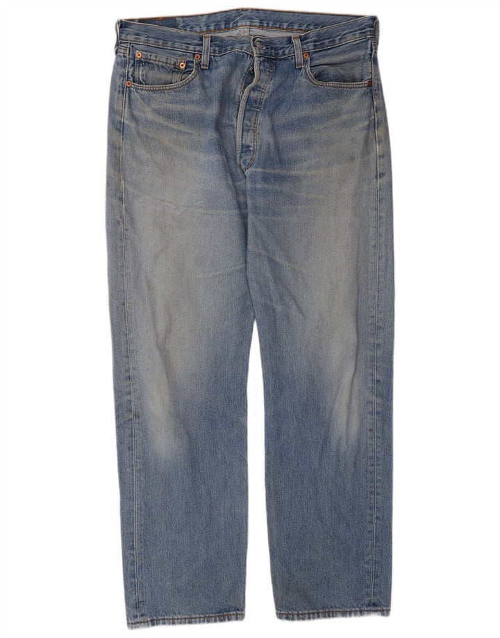 Ανδρικό τζιν Levi's Straight W38 L32 Μπλε βαμβακερό