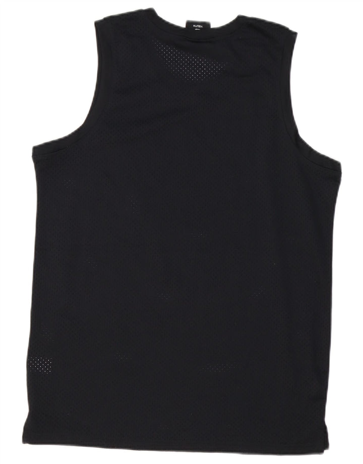 NBA Boys Brooklyn Nets Graphic Vest Top 15-16 Years Black Polyester