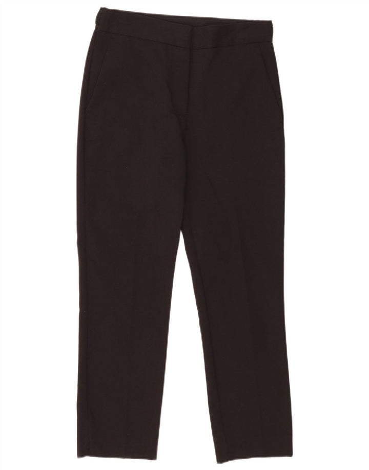Zara Γυναικείο Cropped Παντελόνι Small W26 L23 Black