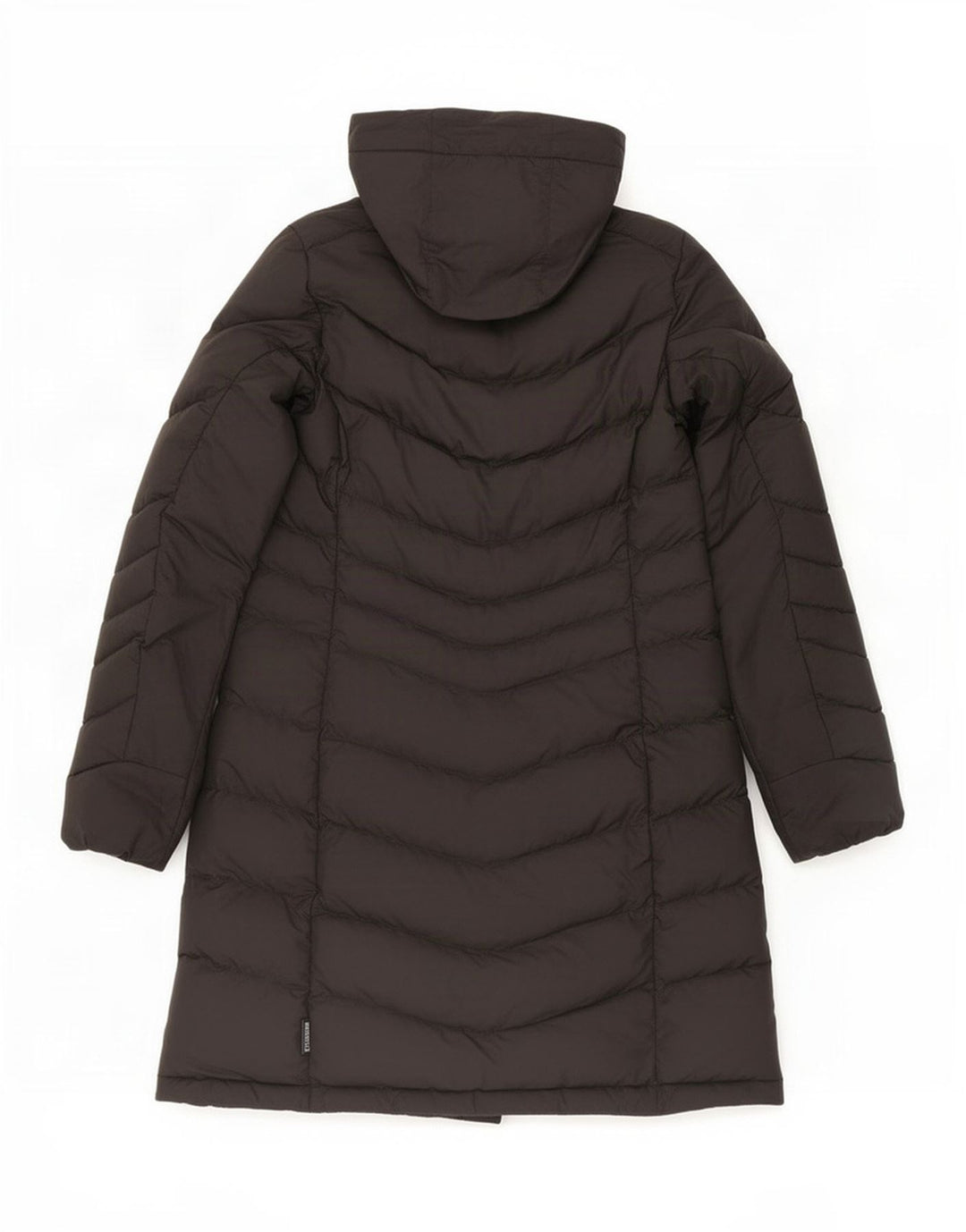 Jack Wolfskin Γυναικείο παλτό με κουκούλα με επένδυση UK 10/12 Μεσαίο μαύρο πολυεστέρα