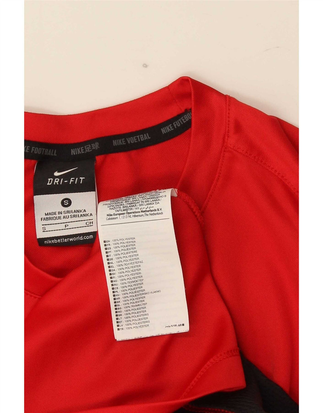 Ανδρικό γραφικό μπλουζάκι Nike, ανδρικό Dri Fit, κορυφαίο μικρό κόκκινο έγχρωμο πολυεστέρα