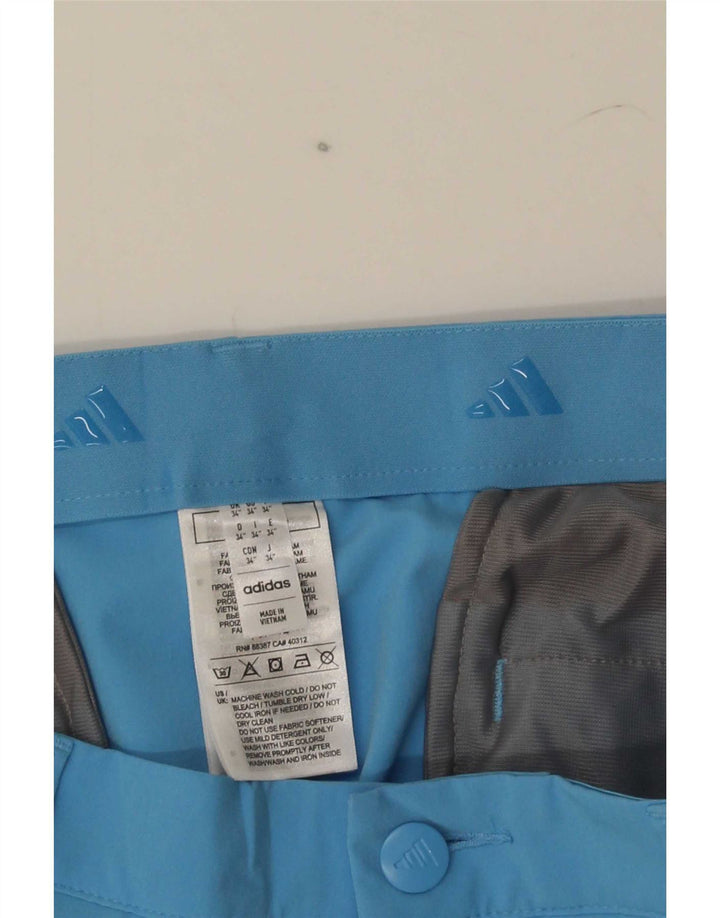Ανδρικό σορτς Chino Adidas W34 Large Blue Polyester