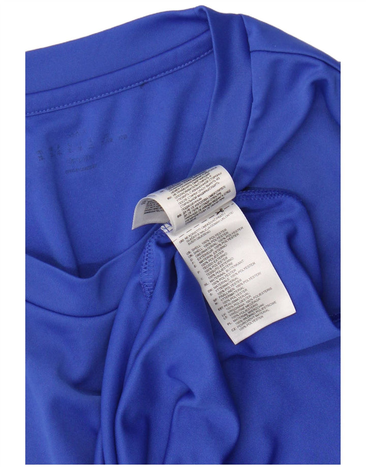 Ανδρικό T-Shirt Adidas Top 2XL Blue Polyester