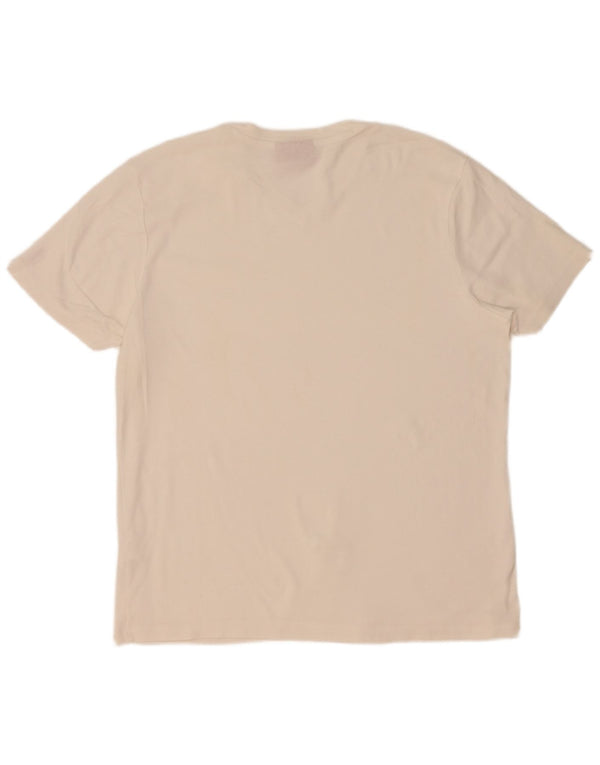 Ανδρικό T-Shirt Hugo Boss Top XL Λευκό βαμβακερό