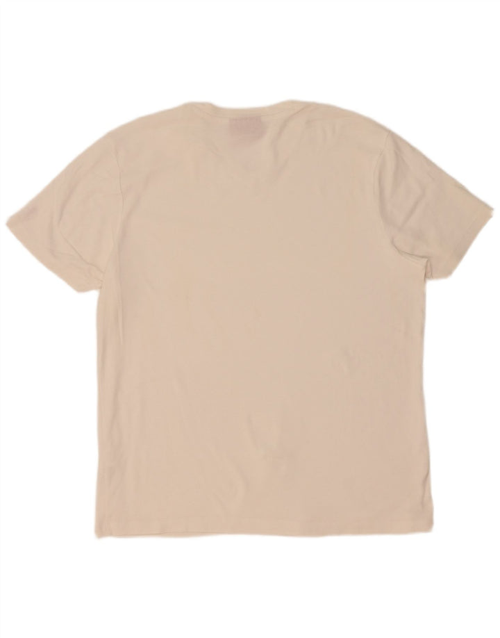 Ανδρικό T-Shirt Hugo Boss Top XL Λευκό βαμβακερό