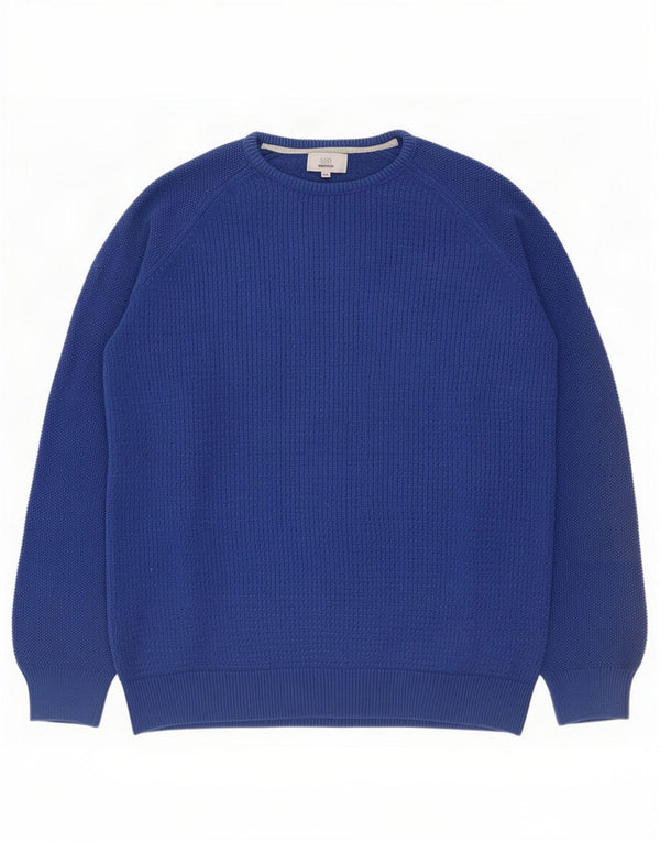 Marks & Spencer Ανδρικό πουλόβερ κανονικής εφαρμογής Boat Neck Jumper 2XL Navy Blue