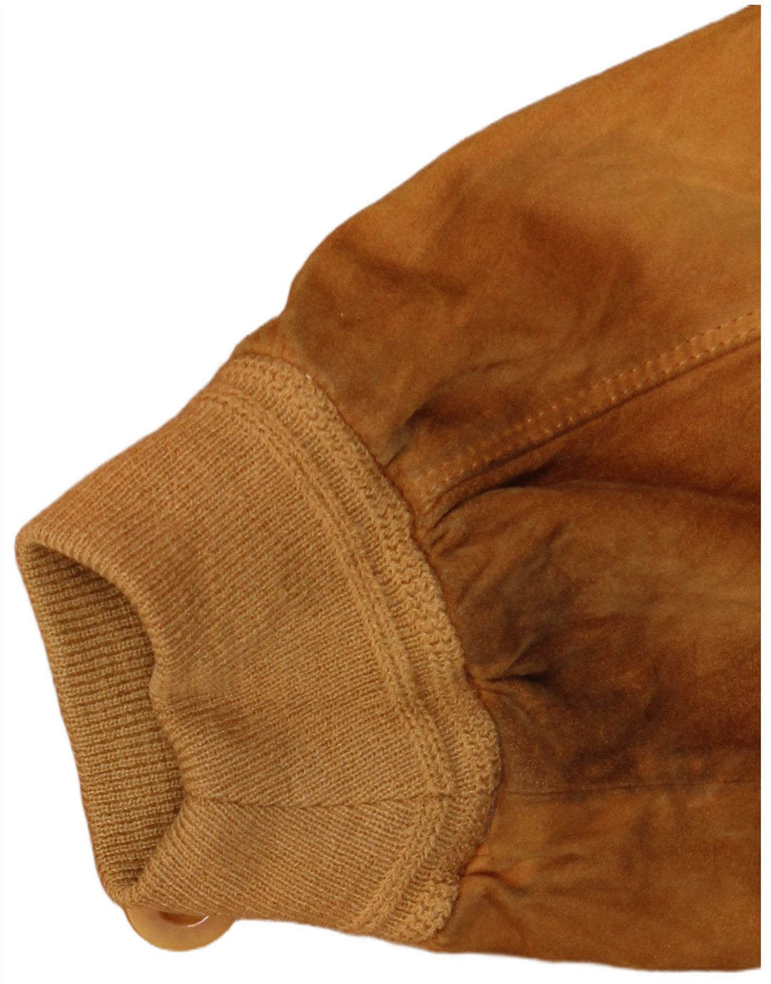 Vittorio Forti Ανδρικό Suede Bomber Jacket IT 50 Large Beige Leather