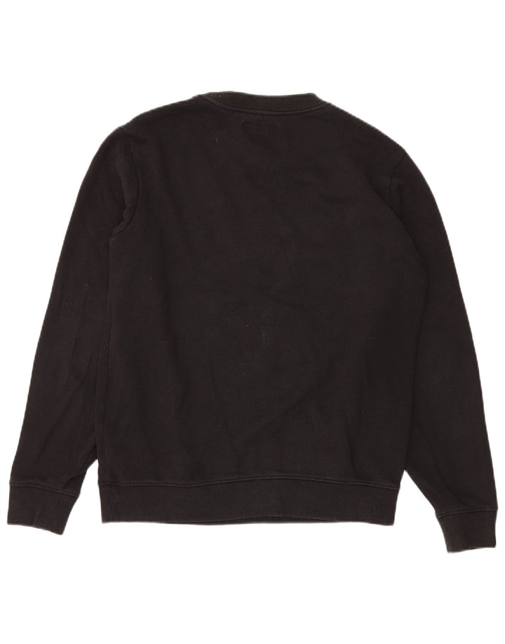 Ανδρικό γραφικό φούτερ Guess Jumper Μικρό μαύρο βαμβακερό