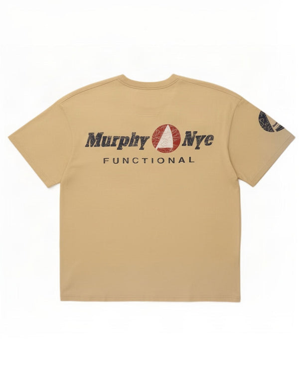 Ανδρικό γραφικό T-Shirt Murphy & Nye Top 2XL Beige