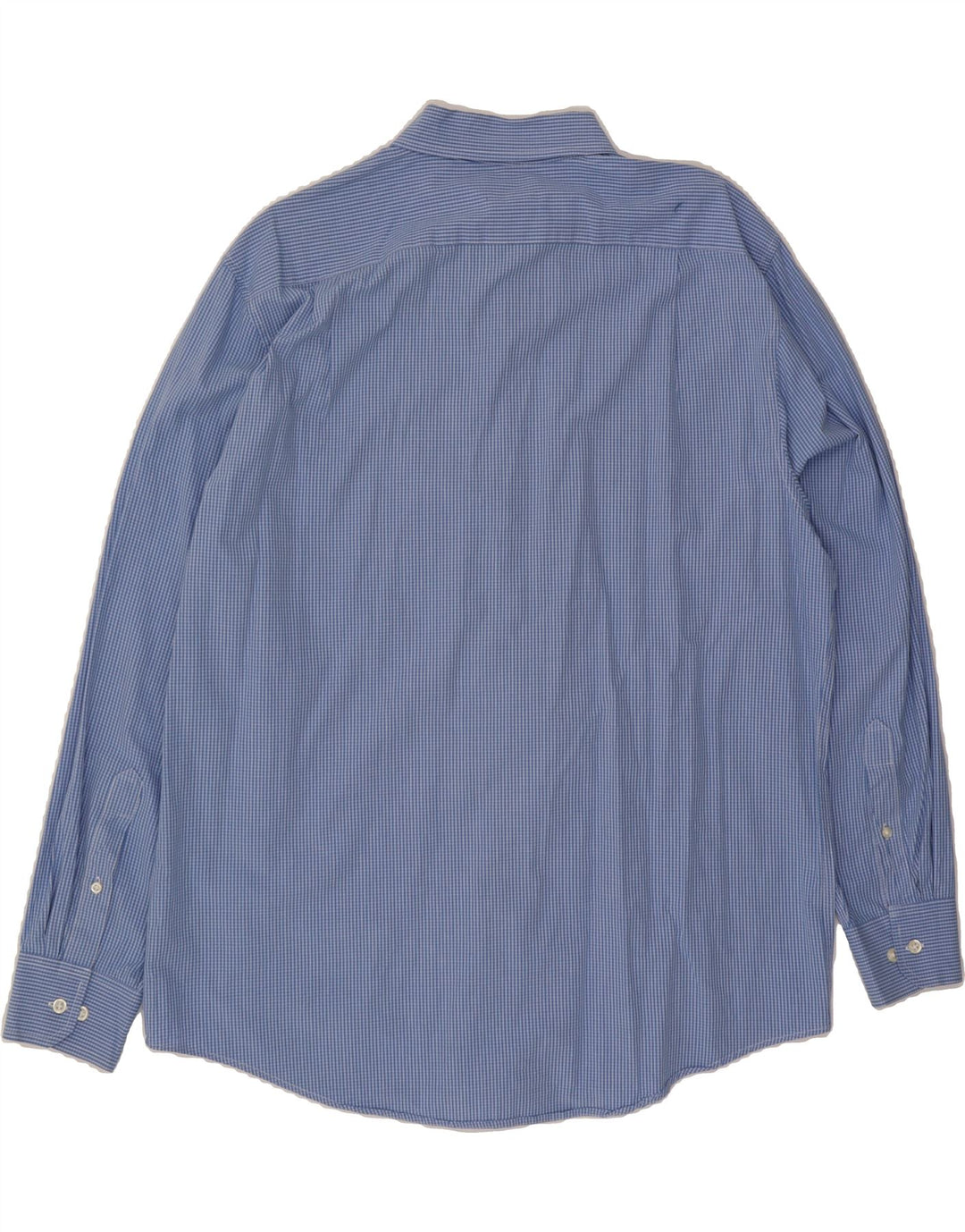 IZOD Mens Shirt Large Blue Check Cotton Vintage Izod and Second-Hand Izod from Messina Hembry 