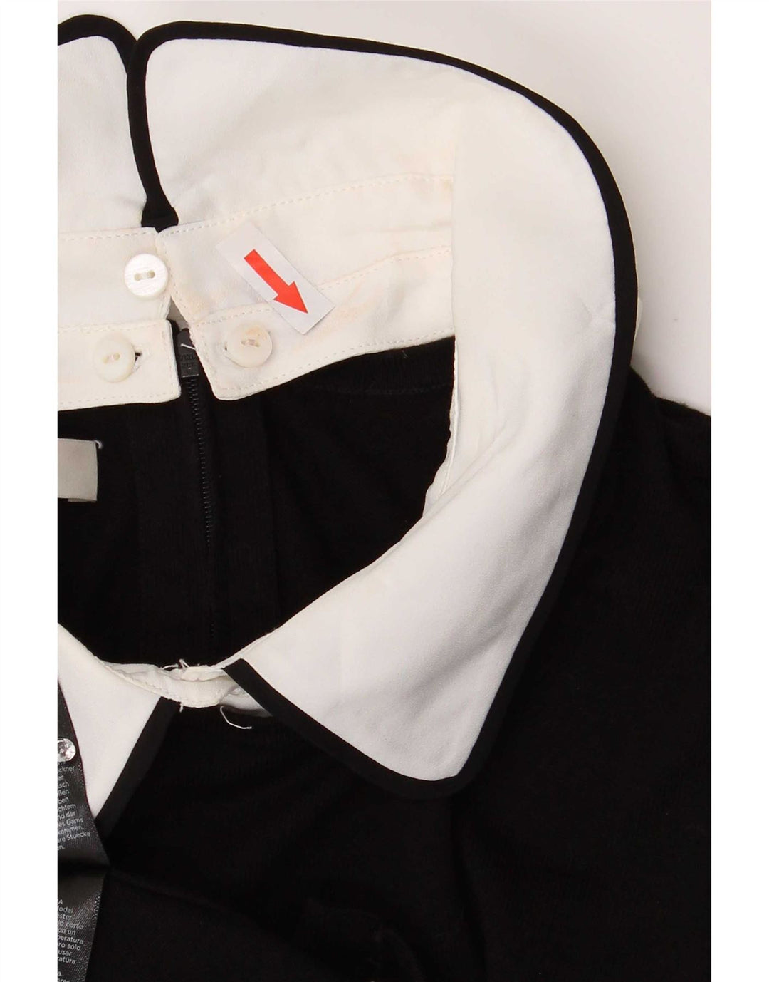 Hobbs Γυναικεία Μπλούζα Τοπ UK 18 XL Μαύρο βαμβακερό