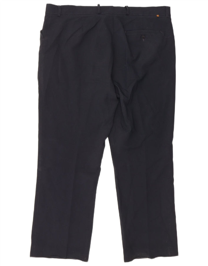 Farah Ανδρικό ίσιο casual παντελόνι W40 L29 Navy Blue Polyester