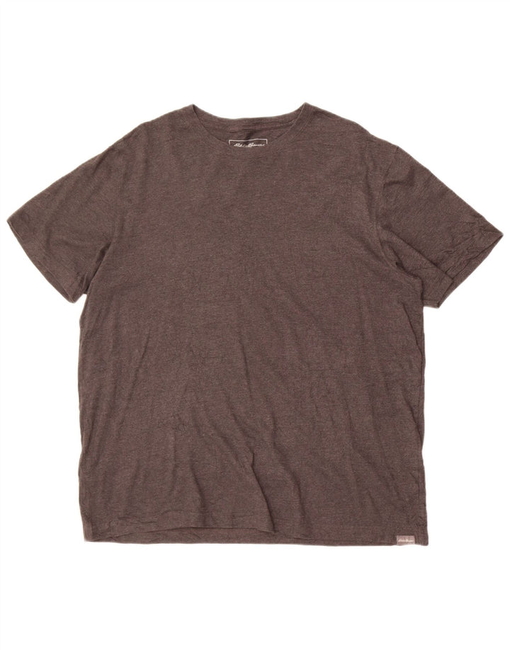 Ανδρικό T-Shirt Eddie Bauer Top μεγάλο γκρι βαμβακερό
