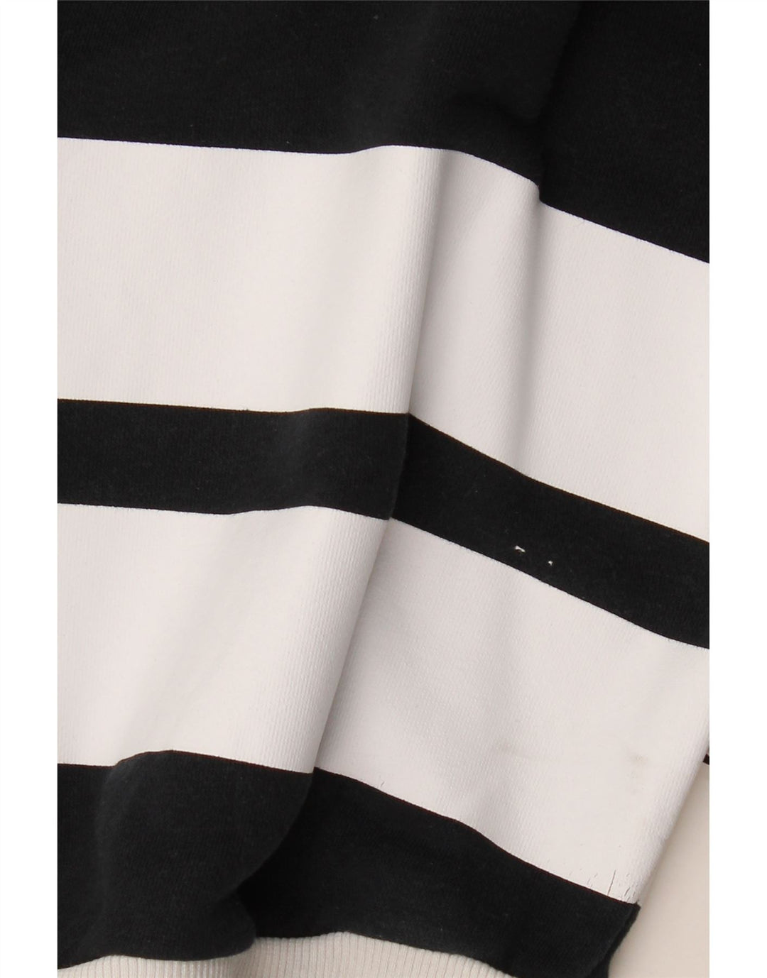 ADIDAS Γυναικεία γραφική μπλούζα μεγάλου μεγέθους Jumper UK 6 XS Μαύρο ριγέ