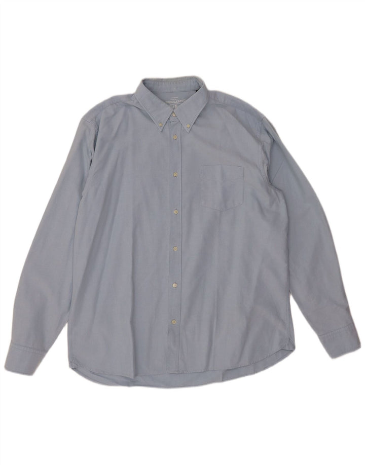 Ανδρικό πουκάμισο OVS Sun Faded Regular Fit 2XL Μπλε