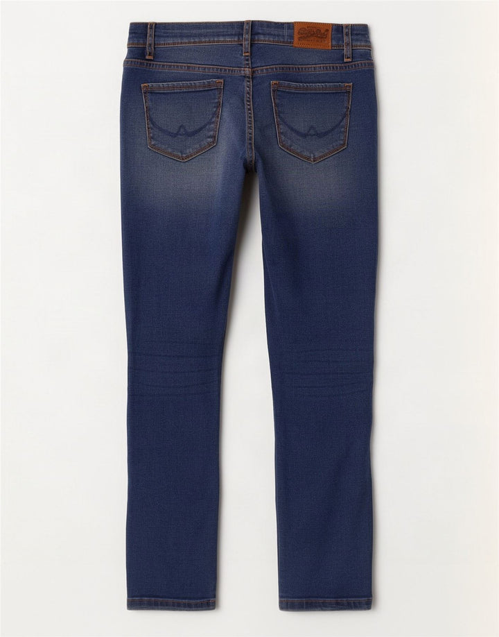 Superdry Γυναικείο Τζιν Alexia Jegging W26 L30 Μπλε βαμβακερό