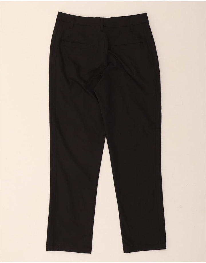 ADIDAS Mens Straight Chino Trousers Medium W34 L29 Black Polyester Vintage Adidas and Second-Hand Adidas from Messina Hembry 