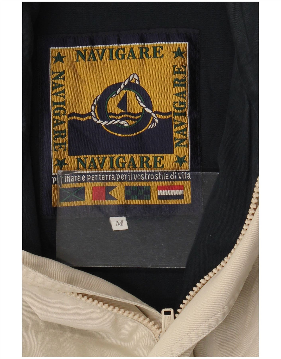 Navigare Mens Gilet UK 38 Medium Off White