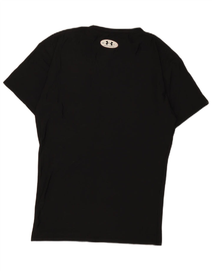 Under Armour Ανδρικό T-Shirt Top Μικρό μαύρο βαμβακερό