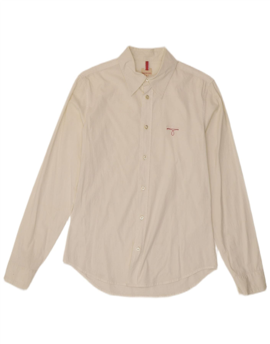 Ανδρικό πουκάμισο Calvin Klein Jeans Small White