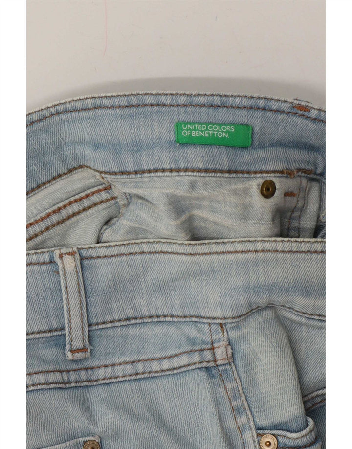 Γυναικείο τζιν σορτς Benetton W32 μεγάλο μπλε