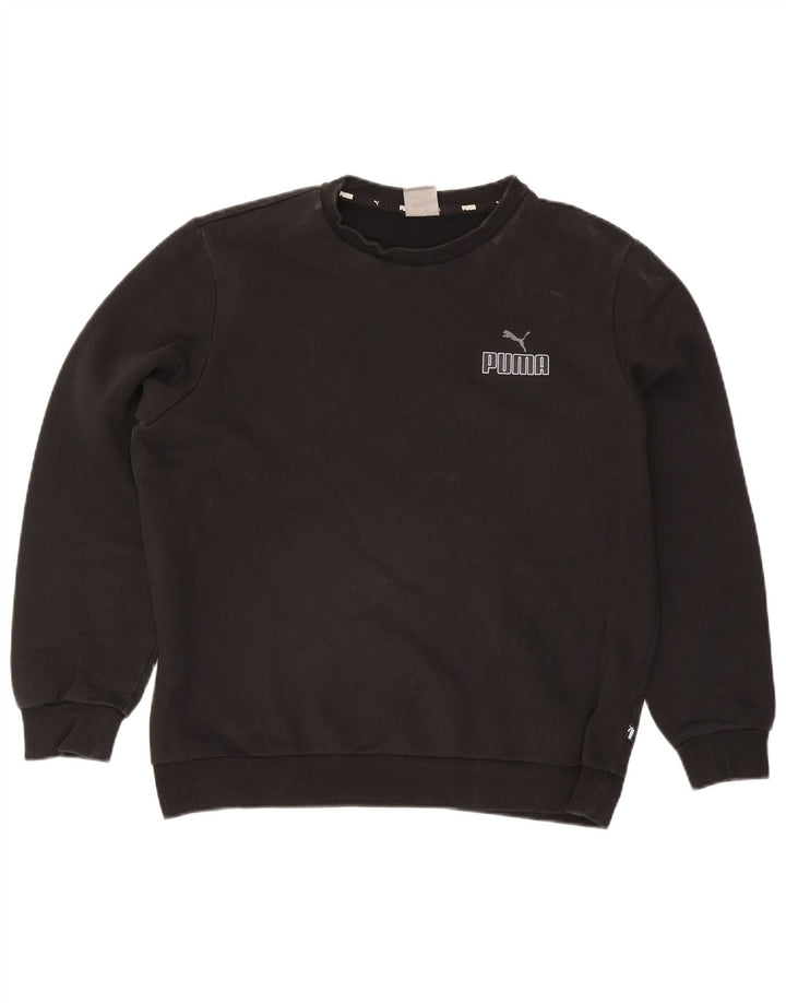 Ανδρικό φούτερ Puma Jumper μεγάλο μαύρο βαμβακερό