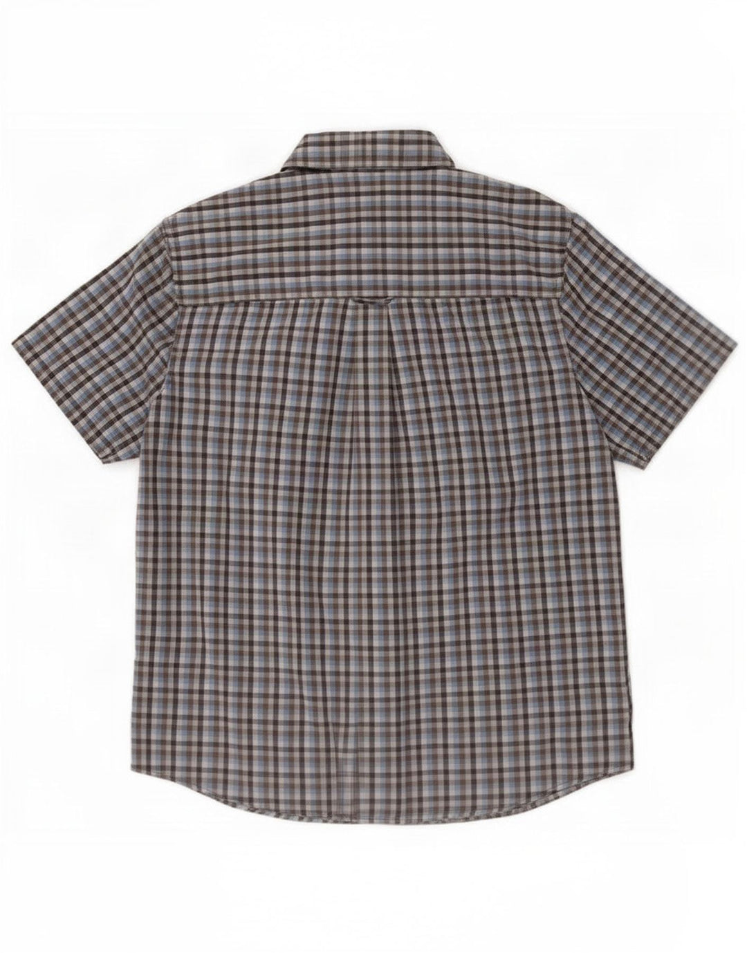 Chaps Mens Easy Care κοντομάνικο πουκάμισο μεγάλο πολύχρωμο βαμβακερό Gingham