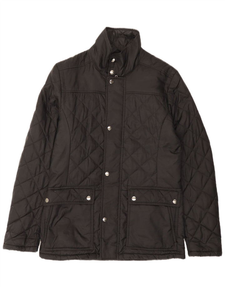 Ανδρικό καπιτονέ μπουφάν Reiss UK 36 Small Black Nylon