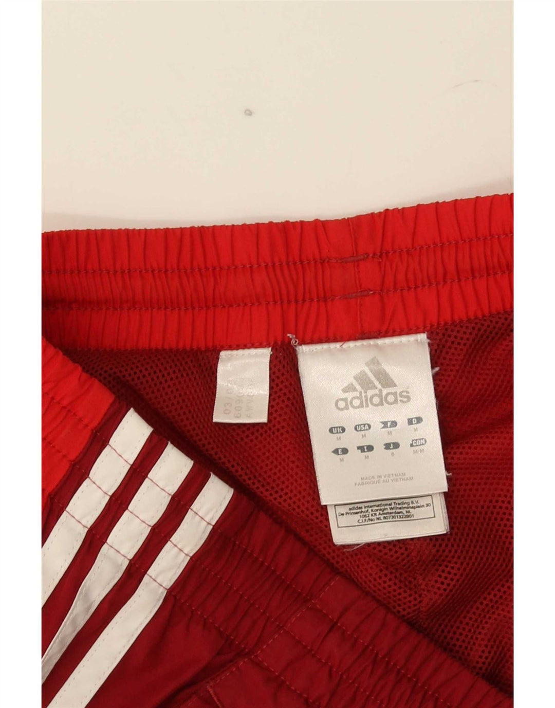 Ανδρική φόρμα Adidas Παντελόνι Joggers Μεσαίο κόκκινο πολυεστέρα