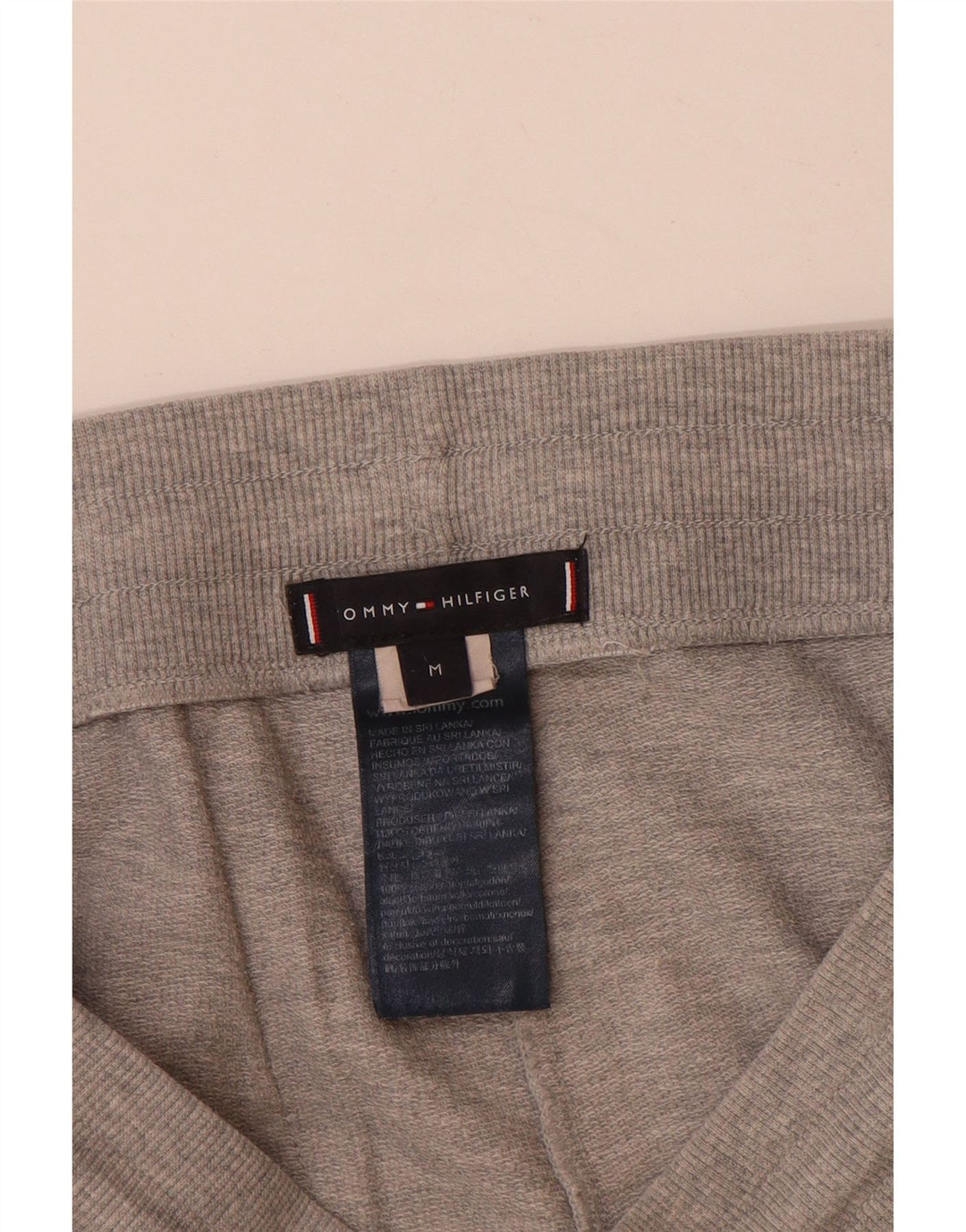 Ανδρικό αθλητικό σορτς Tommy Hilfiger, βαμβακερό μεσαίο γκρι