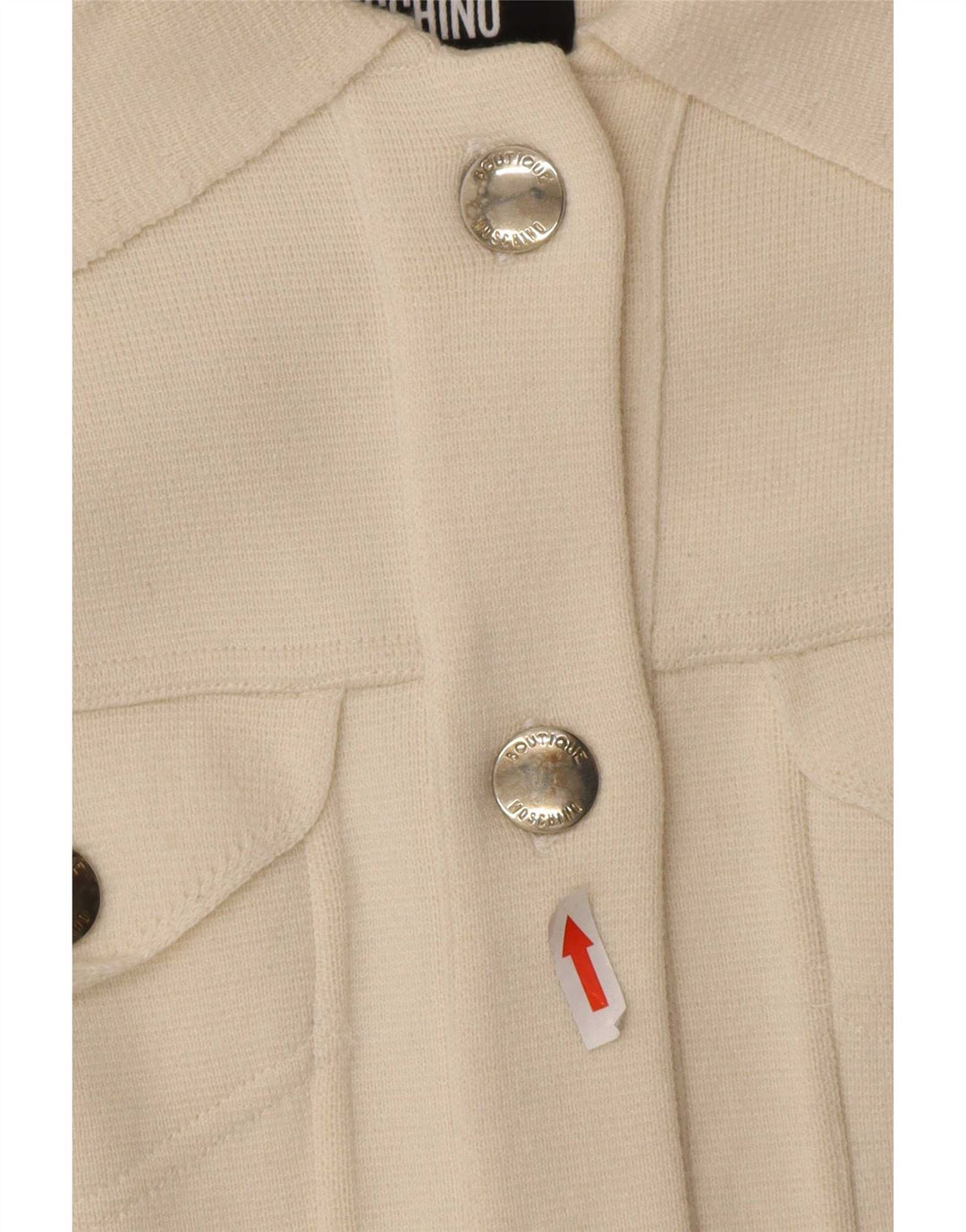 Γυναικεία ζακέτα Moschino UK 8 Small Off White Wool