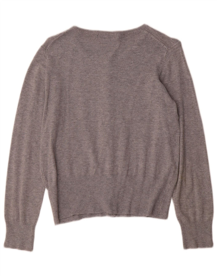 Marks & Spencer Γυναικείο Stretch Cardigan πουλόβερ UK 10 Small Grey Flecked