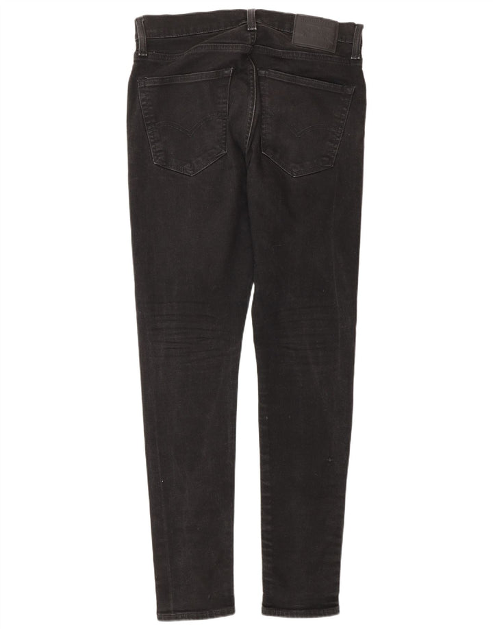 LEVI'S Ανδρικό Skinny Tapered Jeans W32 L32 Μαύρο βαμβακερό