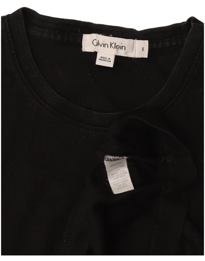 Calvin Klein Ανδρικό T-Shirt Top Μικρό μαύρο βαμβακερό