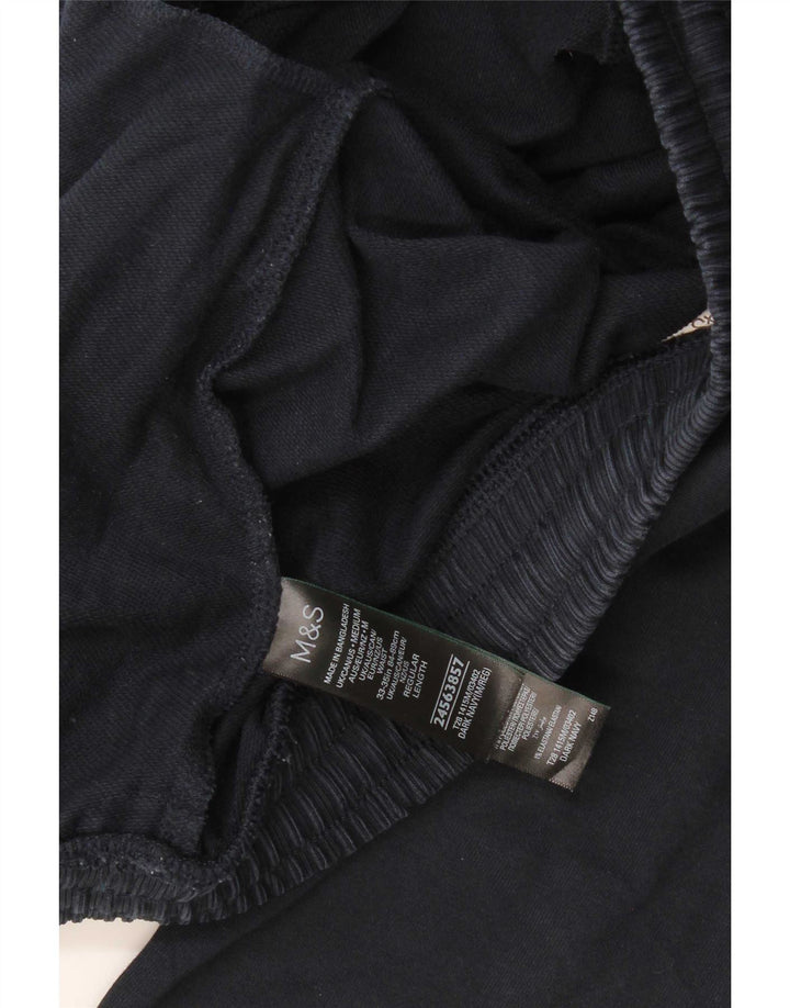 Ανδρική αθλητική φόρμα Marks & Spencer Παντελόνι μεσαίο μπλε βαμβακερό