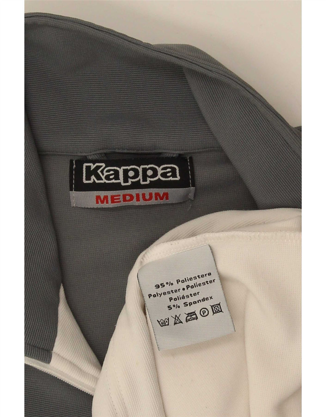 Ανδρική φόρμα Kappa Top Jacket Μεσαίου Γκρι Colorblock Πολυεστέρας