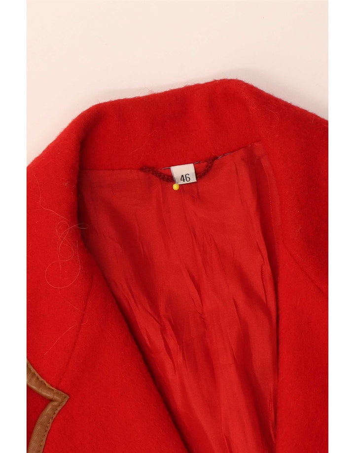 Vintage Γυναικείο Μπουφάν Blazer IT 46 Μεγάλο Κόκκινο