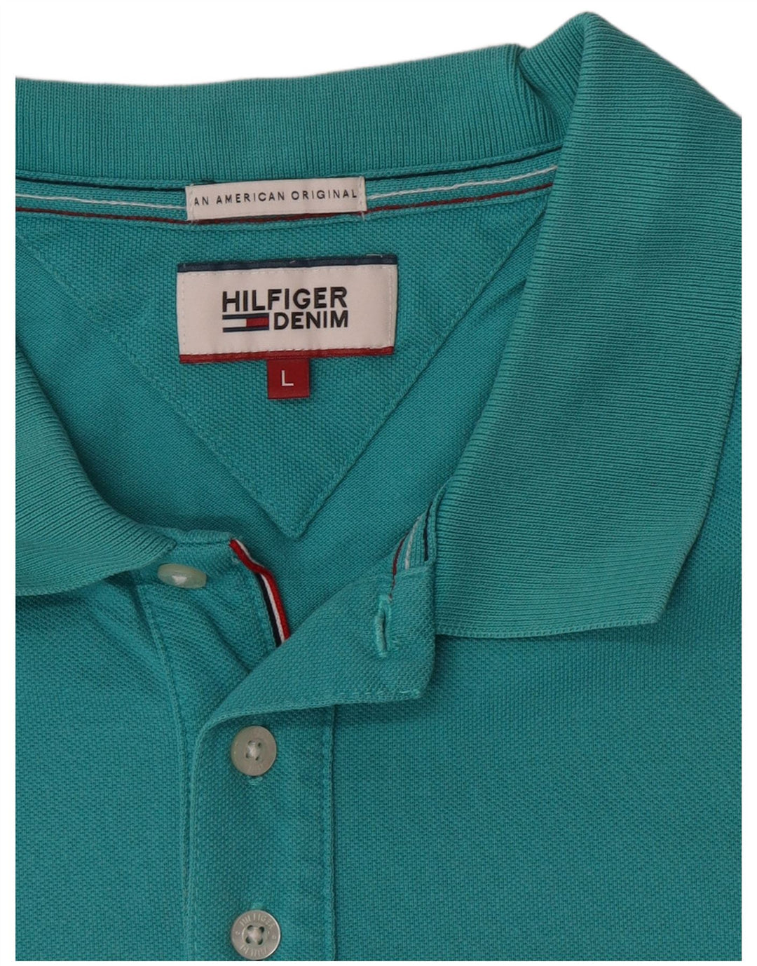 Tommy Hilfiger Ανδρικό Πόλο Μπλουζάκι Τυρκουάζ