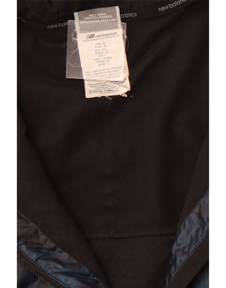 Γυναικεία αθλητική φόρμα NEW BALANCE Top Jacket UK 14 Medium Black Colourblock