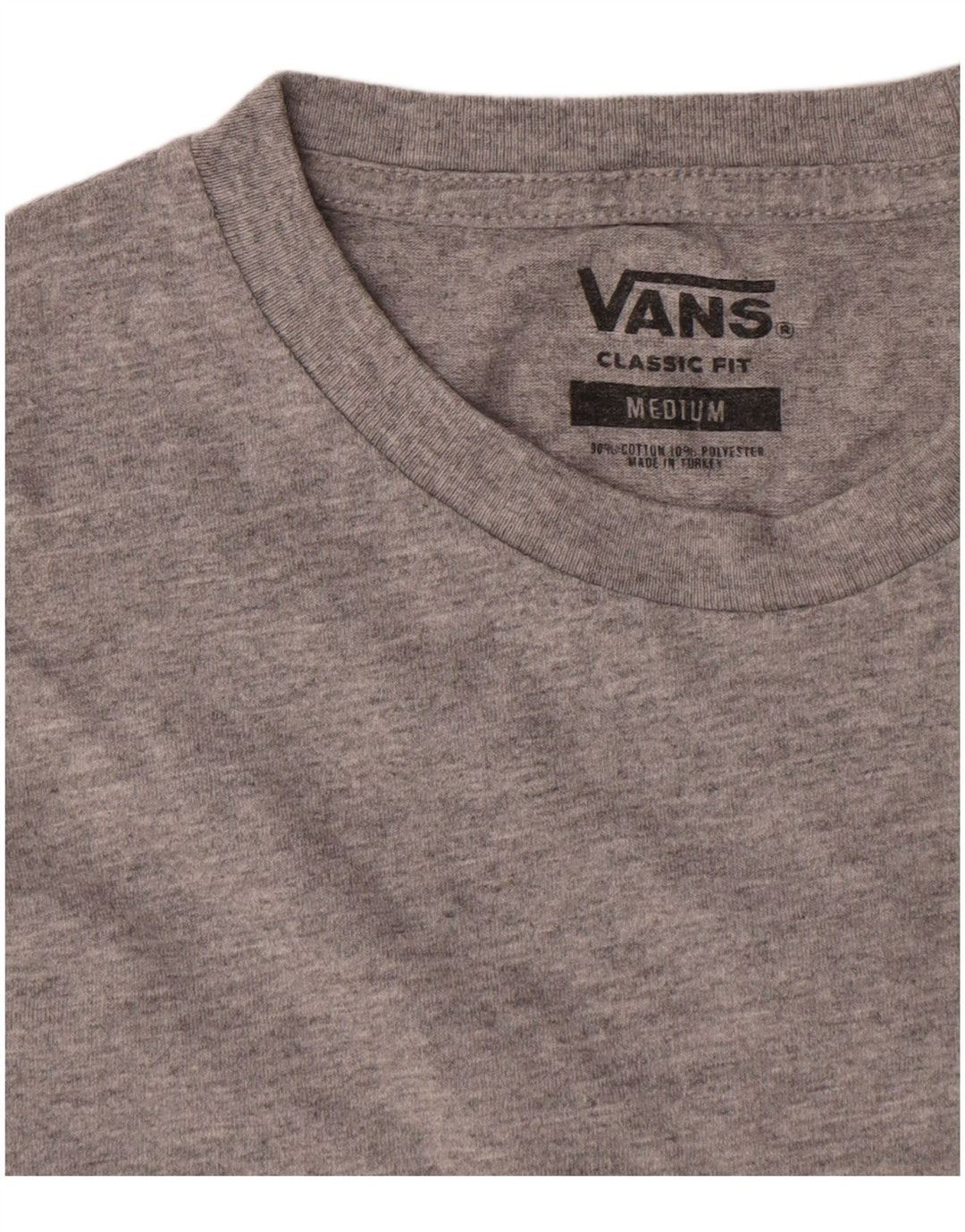 Ανδρικό Vans Κλασική Εφαρμογή Μακρυμάνικο Βαμβακερό μεσαίο γκρι