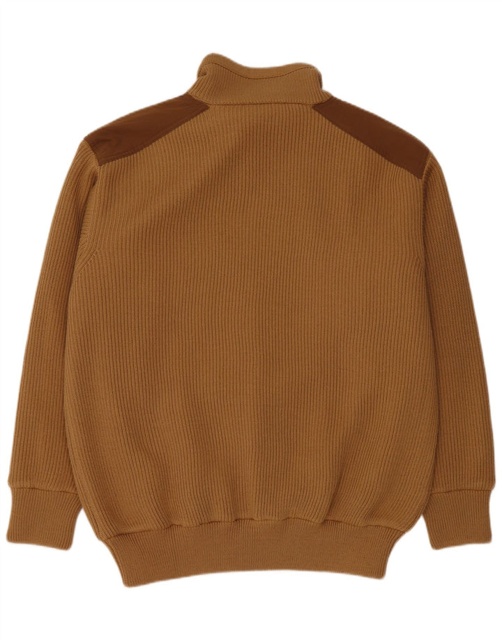 Ανδρικό πουλόβερ Beretta Cardigan 2XL Καφέ Μαλλί