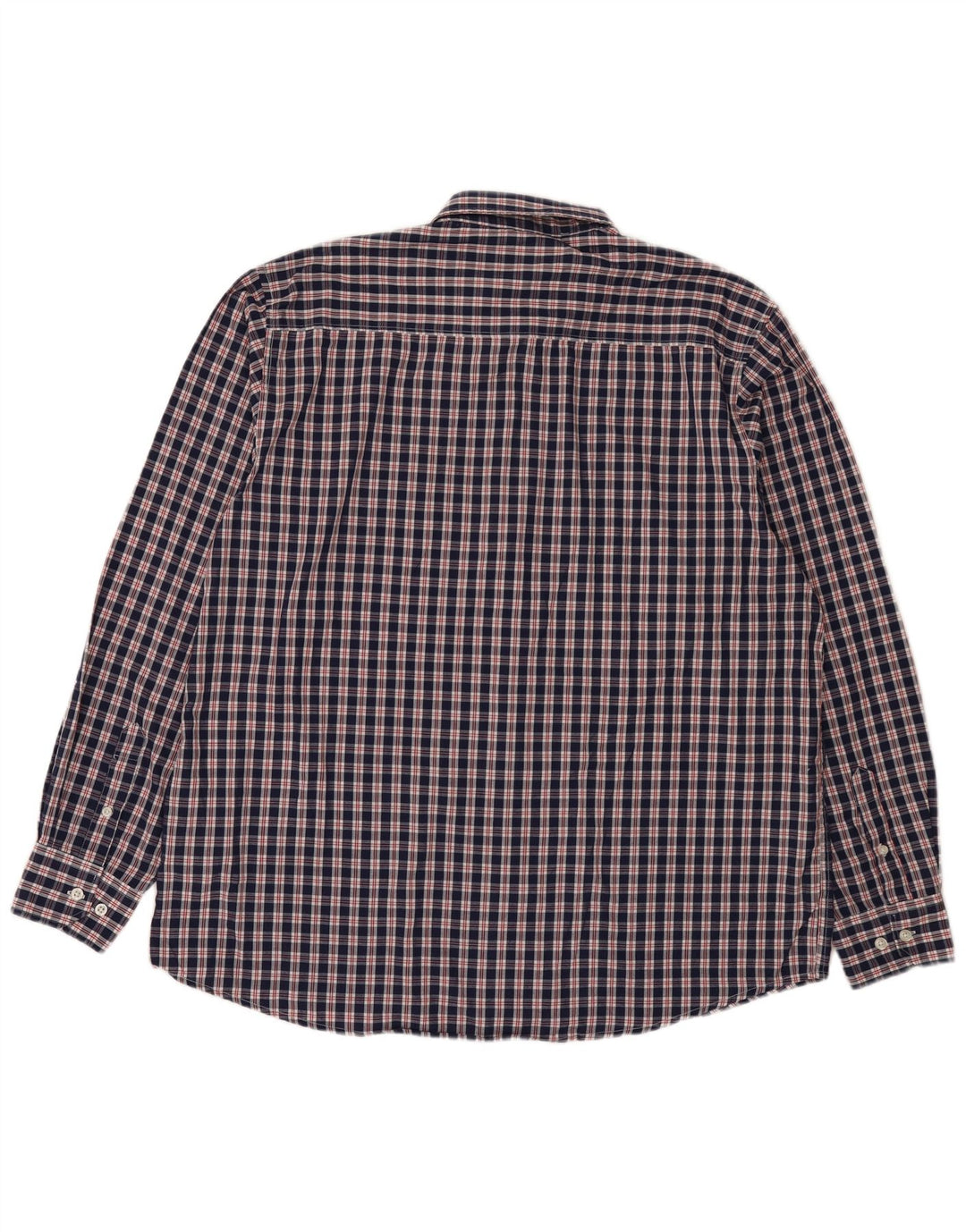 Pierre Cardin Ανδρικό πουκάμισο κανονικής εφαρμογής 3XL Navy Blue Polyester