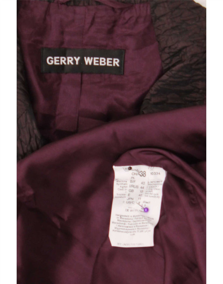 Gerry Weber Γυναικείο σακάκι 2 κουμπιών UK 12 Medium Purple Polyester
