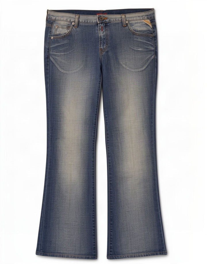 Replay Γυναικείο Bootcut Jeans W32 L30 Μπλε βαμβακερό