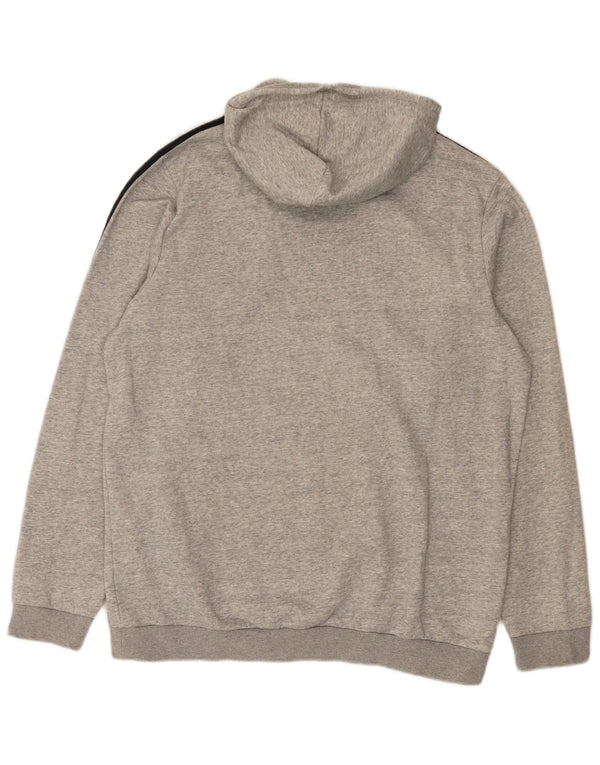 Adidas Ανδρικό Hoodie Jumper XL Γκρι βαμβάκι