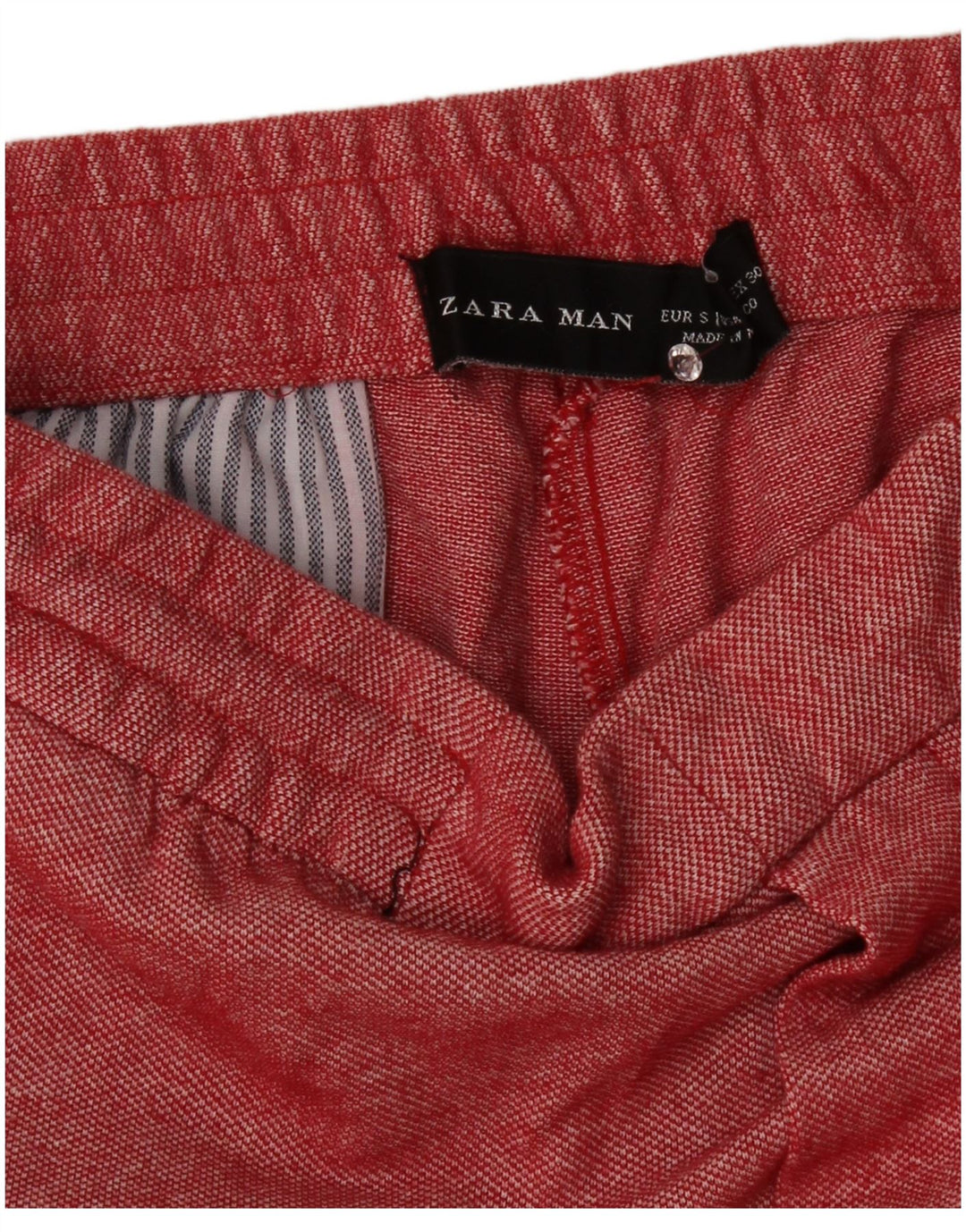 Ανδρικό αθλητικό σορτς Zara σε μικρό κόκκινο χρώμα
