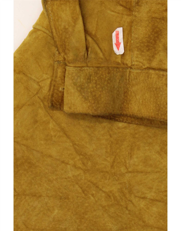 Vintage Γυναικείο Suede Jacket IT 48 XL Khaki