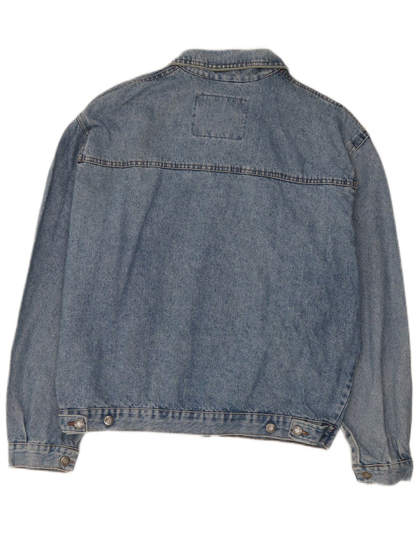 Vintage Ανδρικό Τζιν Μπουφάν UK 42 XL Μπλε Βαμβακερό