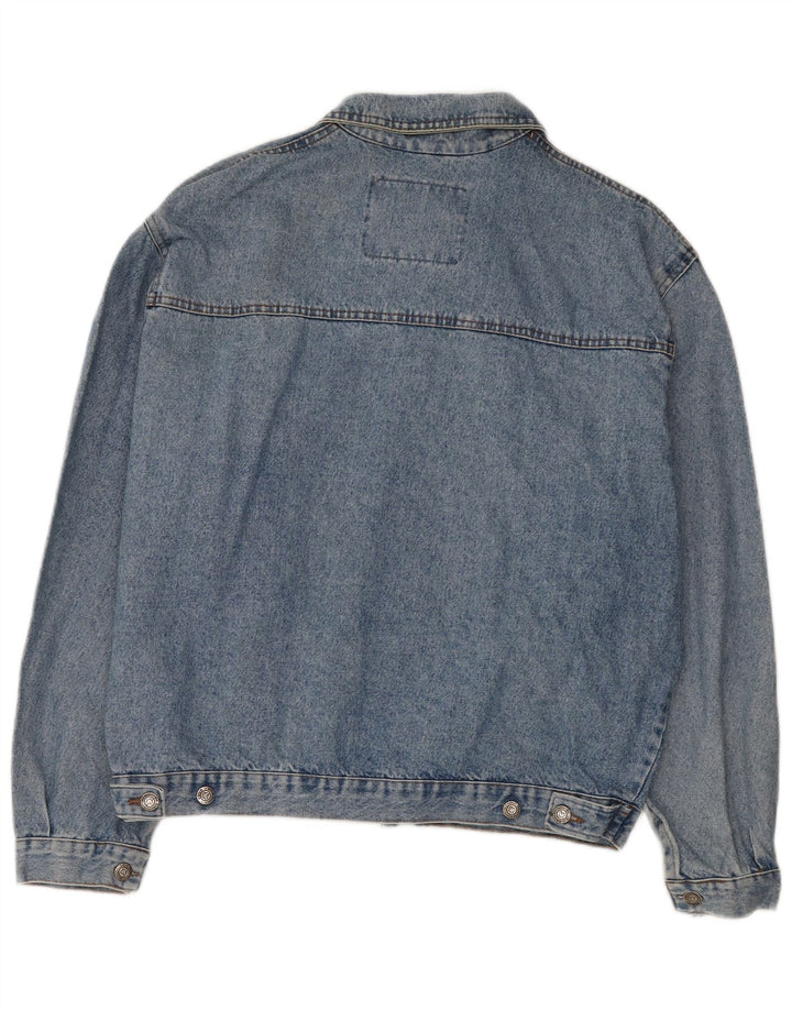 Vintage Ανδρικό Τζιν Μπουφάν UK 42 XL Μπλε Βαμβακερό