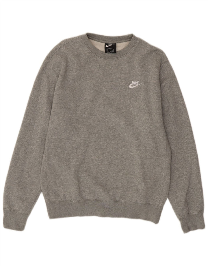 Ανδρικό φούτερ Nike Jumper από μικρό γκρι βαμβακερό χρώμα